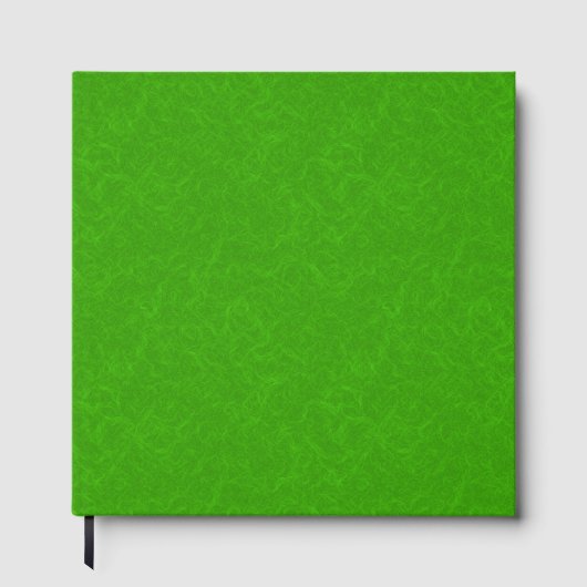 Bright green textured surface  swirling pattern gästebuch (Vorderseite)