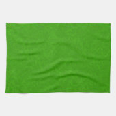 Bright green textured surface  swirling pattern geschirrtuch (Horizontal)