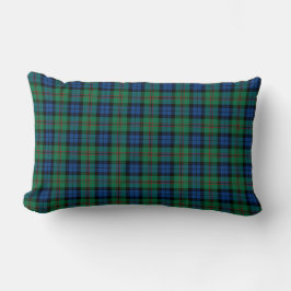 Bright Green und Blue Dundas Clan Scottish Kariert Lendenkissen