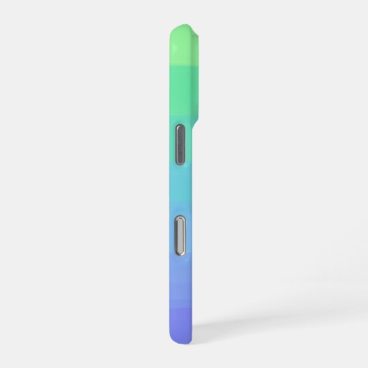 Bright Greens and Blues Gradient iPhone Hülle (Rechte Seite)