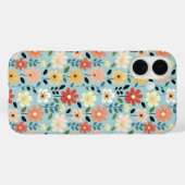 Bright Hand Drawn Wildflower Meadow Case-Mate iPhone Hülle (Rückseite (Horizontal))