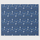 Bright Hanukkah Wrapping Papier Geschenkpapier (Flach)