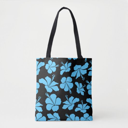 Bright hawaiian seamless pattern with tropical hib tasche (Vorderseite)