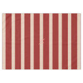 Bright Herbst Herbst Broad Burgundy Red Stripes Tischdecke (Vorderseite (Horizontal))