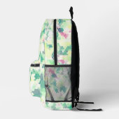 Bright Hexagon Bedruckter Rucksack (Rechts)