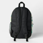 Bright Hexagon Bedruckter Rucksack (Rückseite)