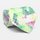 Bright Hexagon Krawatte (Gerollt)