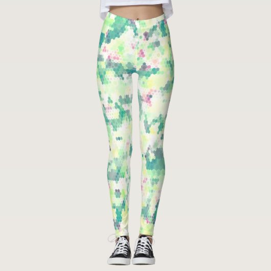 Bright Hexagon Leggings (Vorderseite)