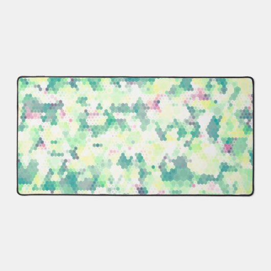 Bright Hexagon Schreibtischunterlage (Vorderseite)