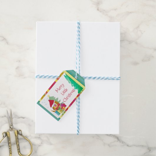 Bright Holiday Designed Geschenkanhänger (Mit Garn)