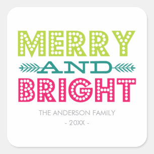 BRIGHT HOLIDAY   HOLIDAY STICKERS
