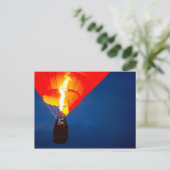 Bright Hot Air Ballon Flame Postkarte (Stehend Vorderseite)