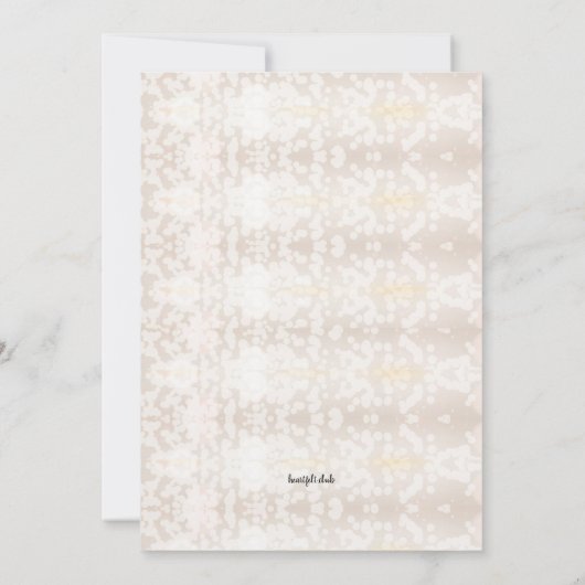 Bright Hung Lights Prom Einladung (Rückseite)