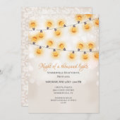 Bright Hung Lights Prom Einladung (Vorne/Hinten)