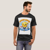 Bright Idea: Cute Playful Sticker Style Light Bulb T-Shirt (Vorne ganz)