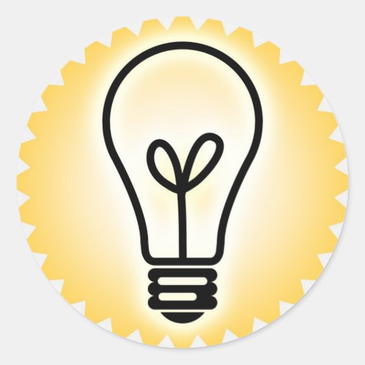 Bright Idea Sticker (Vorderseite)