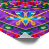 Bright India Mandala Poster (Ecke)