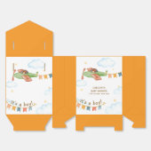 Bright It's A Boy Bear Airplane Sky Baby Shower  Geschenkschachtel (Ungefaltet)