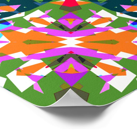 Bright Jolly farbenfrohe Dopamin Decke Wall Poster (Ecke)