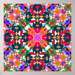 Bright Jolly farbenfrohe Dopamin Decke Wall Poster