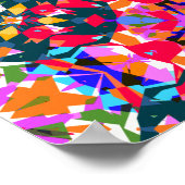 Bright Jolly farbenfrohe Dopamin Decke Wall Poster (Ecke)