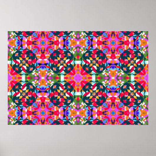 Bright Jolly farbenfrohe Dopamin Decke Wall Poster (Vorne)