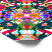 Bright Jolly farbenfrohe Dopamin Decke Wall Poster (Ecke)