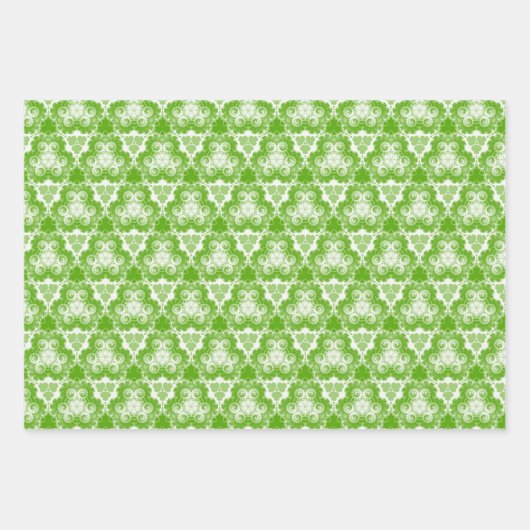 Bright Jolly Green Geschenkpapier Set (Vorderseite 3)