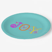 Bright Joy Plate Pappteller (Schrägansicht)