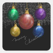 Bright Joy Square Sticker (Vorderseite)