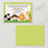 Bright Jungle Safari Buchanfragen Cards Begleitkarte (Vorne/Hinten)