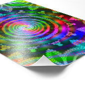 Bright Kaleidoskop Fotodruck (Ecke)