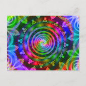 Bright Kaleidoskop Postkarte (Vorderseite)