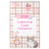 Bright Kawaii Kitty Art Calendar Kalender (Titelbild)