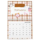 Bright Kawaii Kitty Art Calendar Kalender (Jan 2026)