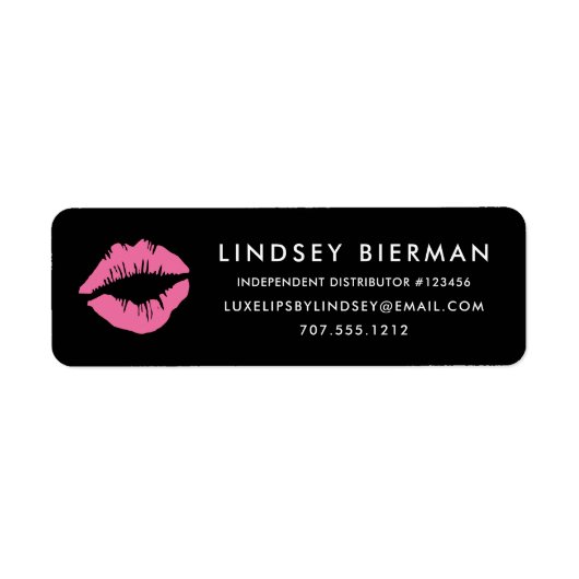 Bright Kiss | Lip Product Distributor Labels (Vorne)