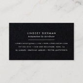 Bright Kiss | Lip Product Distributor Visitenkarte (Rückseite)