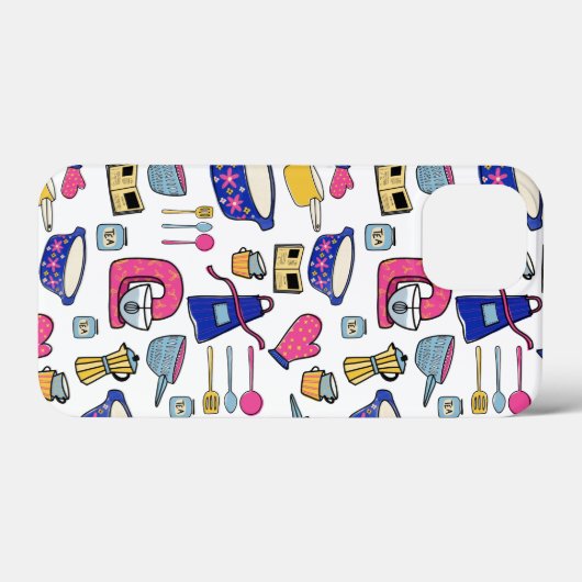 Bright Kitchen Utensils Cook Cake Maker Case-Mate iPhone Hülle (Rückseite (Horizontal))