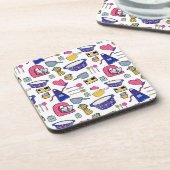 Bright Kitchen Utensils Cook Cake Maker Getränkeuntersetzer (Linke Seite)