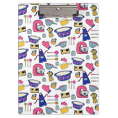 Bright Kitchen Utensities Koch Kuchen Baker Klemmbrett (Vorderseite)