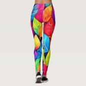 Bright Leaf Artwork Leggings (Rückseite)
