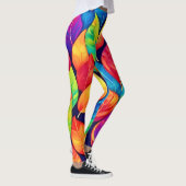 Bright Leaf Artwork Leggings (Rechts)