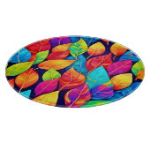 Bright Leaf Artwork Schneidebrett (Ecke)