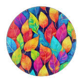 Bright Leaf Artwork Schneidebrett (Vorderseite)