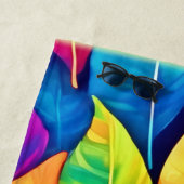 Bright Leaf Artwork Strandtuch (Beispiel)