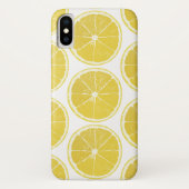 Bright Lemon Slice Pattern iPhone / iPad Case (Rückseite)