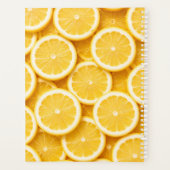Bright Lemon Slices Planner Cover  Planer (Rückseite)