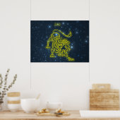 Bright Leo Poster (Küche)