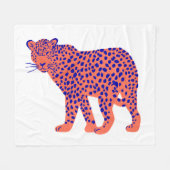 Bright Leopard Fleecedecke (Vorderseite (Horizontal))