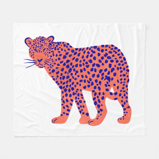 Bright Leopard Fleecedecke (Vorderseite (Horizontal))